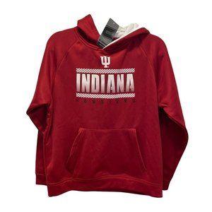 Colosseum Boys Indiana IU Hoosier Youth Crimson Red Hoodie Sweatshirt Sz XL NWT